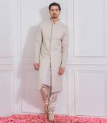Steel grey multan sherwani