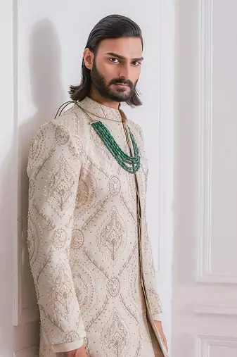 Champagne khanpur sherwani