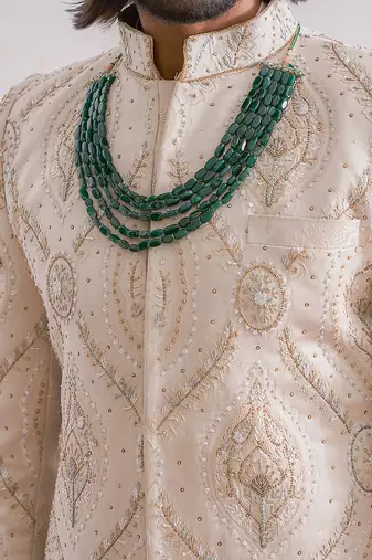 Champagne khanpur sherwani