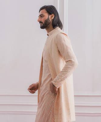Dusty rose bahawalpur bandi set 4