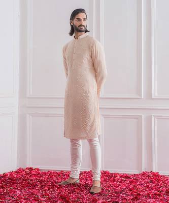 Dusty rose bahawalpur kurta set 1