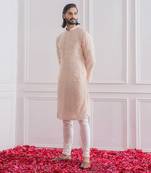 Dusty rose bahawalpur kurta set