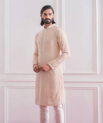 Dusty rose bahawalpur kurta set 3