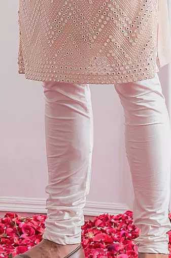Dusty rose bahawalpur kurta set