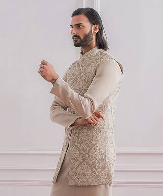 Rhino grey sukkur bandi jacket 2