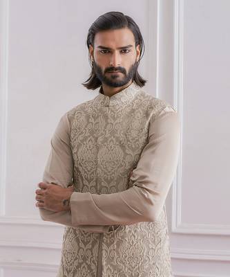 Rhino grey sukkur bandi jacket 4