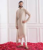 Rhino grey sukkur kurta set