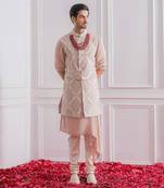 Dusty rose ahmedpur bandi set