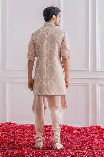 Dusty rose ahmedpur bandi set
