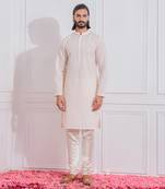 Light dusty rose classic kurta set