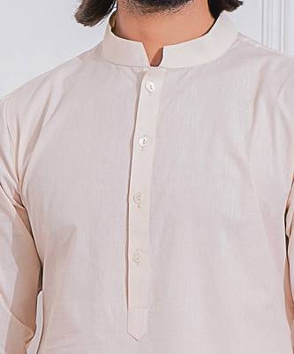 Light dusty rose classic kurta set 4