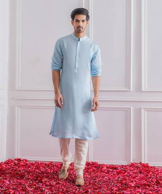 Powder blue mirpur bandi set 2