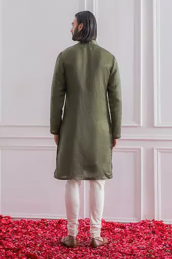 Military green khan e wal bandi set