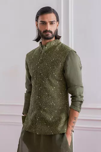 Military green khan e wal bandi set
