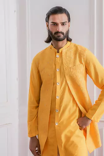 Mustard khushab bandi set