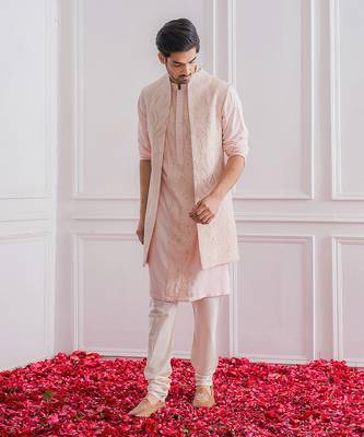 Powder pink kabaal bandi set 2