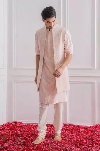 Powder pink kabaal bandi set