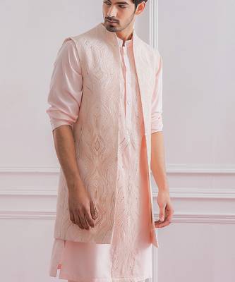 Powder pink kabaal bandi set 4
