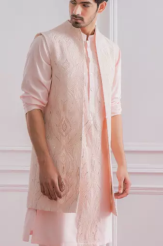 Powder pink kabaal bandi set