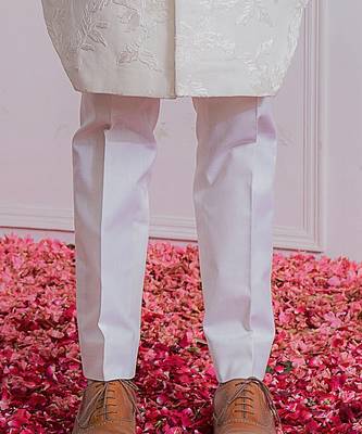 Off white kohat indo western achkan 5