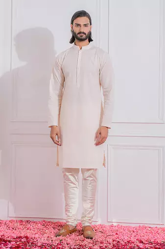 Dusty rose kabaal sherwani set