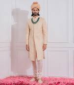 Dusty rose feroz sherwani set