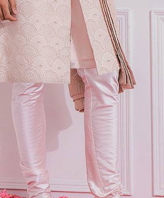 Dusty rose jhelum sherwani set 5