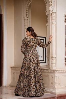 Black Colour Palazzo Dress With Shrug For Fancy Girlish Looks 2