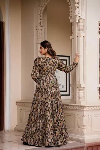 Black Colour Palazzo Dress With Shrug For Fancy Girlish Looks