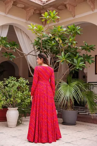 Pink Colour Palazzo Dress With Shrug For Fancy Girlish Looks