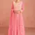 Pink Colour Thread Work Fancy Palazzo Dress For Partywear