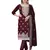 Coffee Colour Resham Embroidered Office Wear Cotton Salwaar Kameez