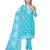 Blue Colour Ethnic Resham Work Organza Salwaar Kameez