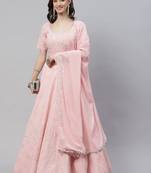 Wedding Style PinkColour Ethnic Looks Party Lehenga Set
