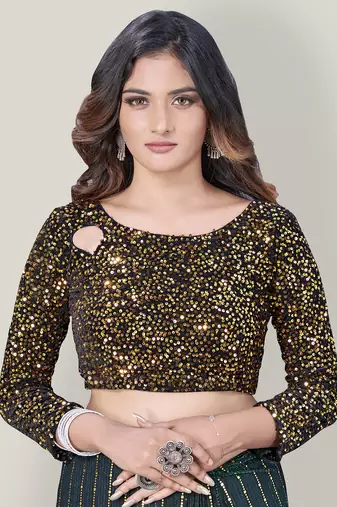 Women'S Embelished Supernet Fabric Saree