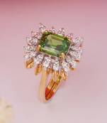 Green gladiolus ring