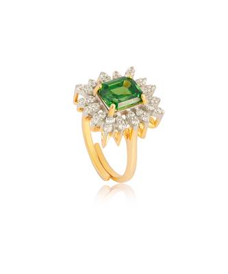 Green gladiolus ring 2