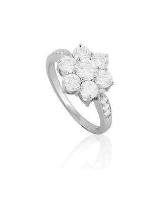 White sunflower ring 1