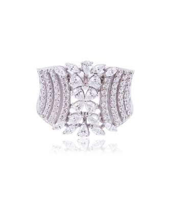 White danilo curve ring 1