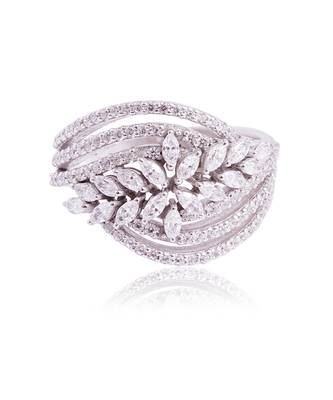 White folha ring 1