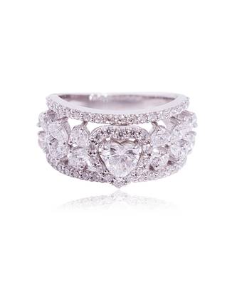White akoma solitaire ring 1