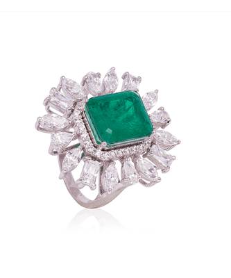 Green classe cocktail ring 3
