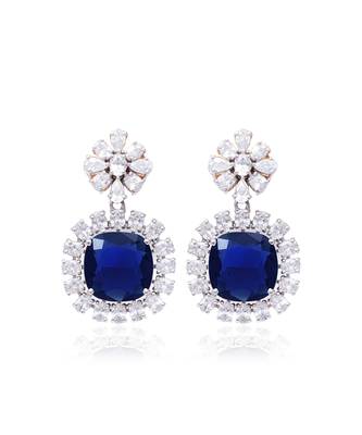 Blue bloom earrings 2