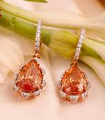 Champagne ignis drop earrings