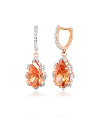 Champagne ignis drop earrings 2