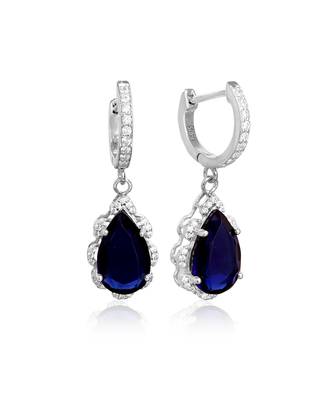 Blue ignis drop earrings 1