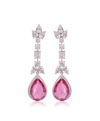 Red fantasia earrings 1