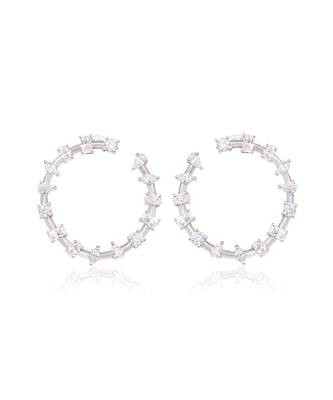 White estro zircon studs 1