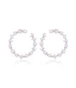 White estro zircon studs