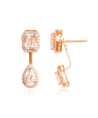 White curve back detachable studs 2